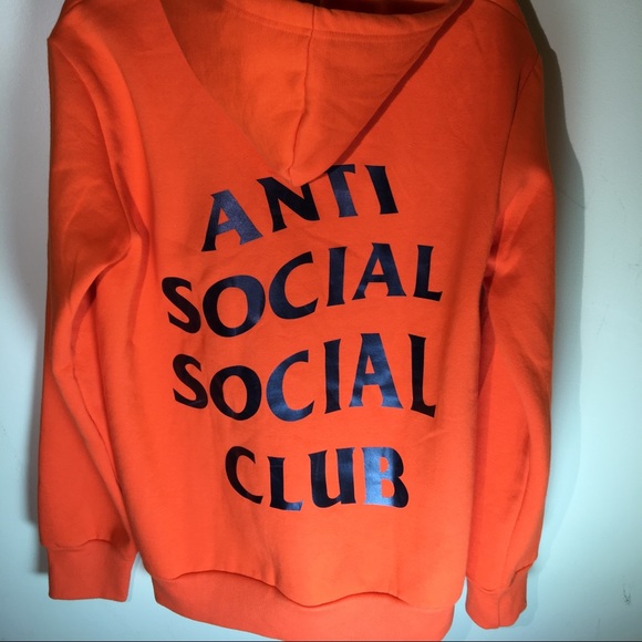 Undefeated Other - UNDEFEATED X A.S.S.C HOODIE MEN LARGE ORANGE BLACK